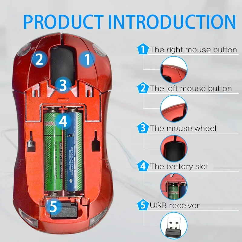 Bao Shijie Appearance Wireless Mouse 2.4G Laptop Mouse Wireless Model Gift wireless mouse