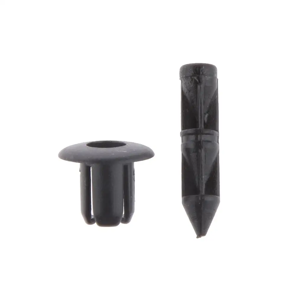 6mm 0.24inch Hole Black Plastic Type Fastener 91501-S04-003 for Norton