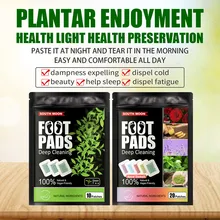 

Detox Foot Patches Pads for Stress Relief 10pcs Deep Sleep Body Toxins Feet Slimming Cleansing HerbalAdhesive Dropship