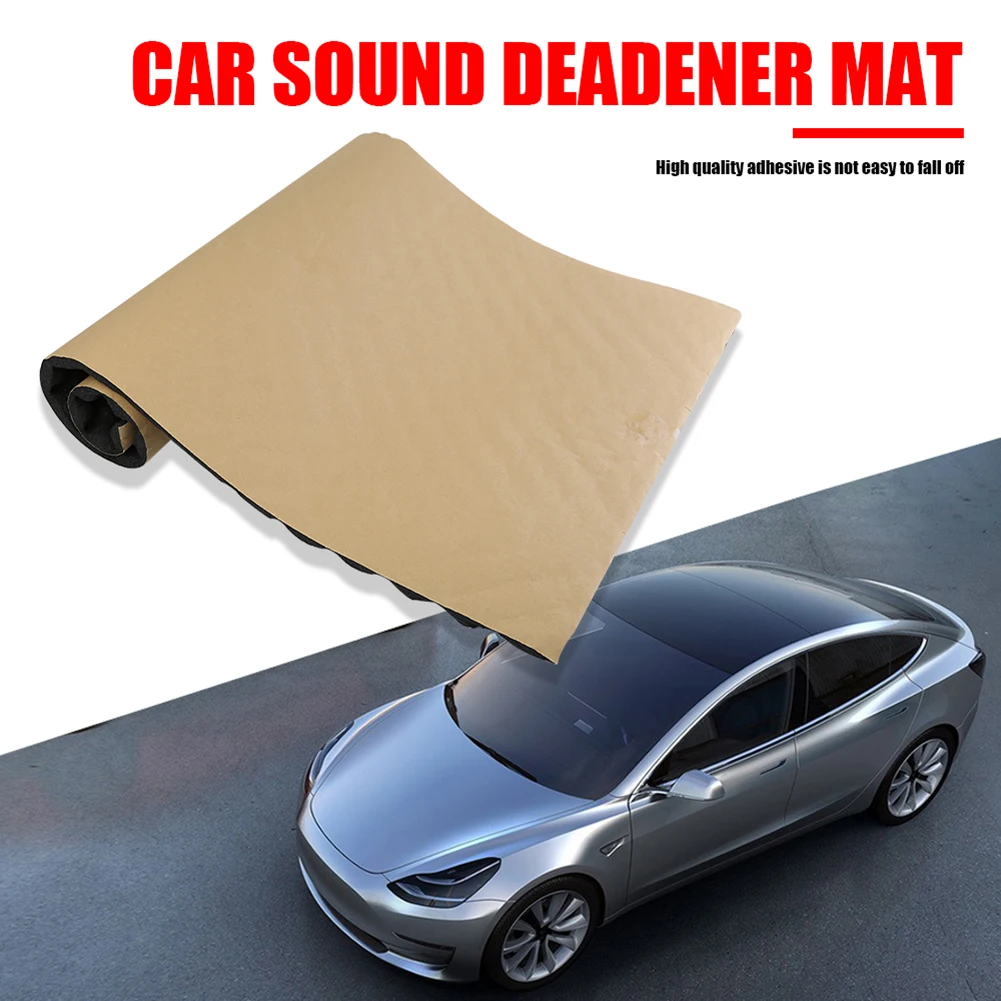 Car Sound Deadener Mat Practical Noise Dampening Subwoofer Mat Sound Deadening Automobile Accessories 100x50cm