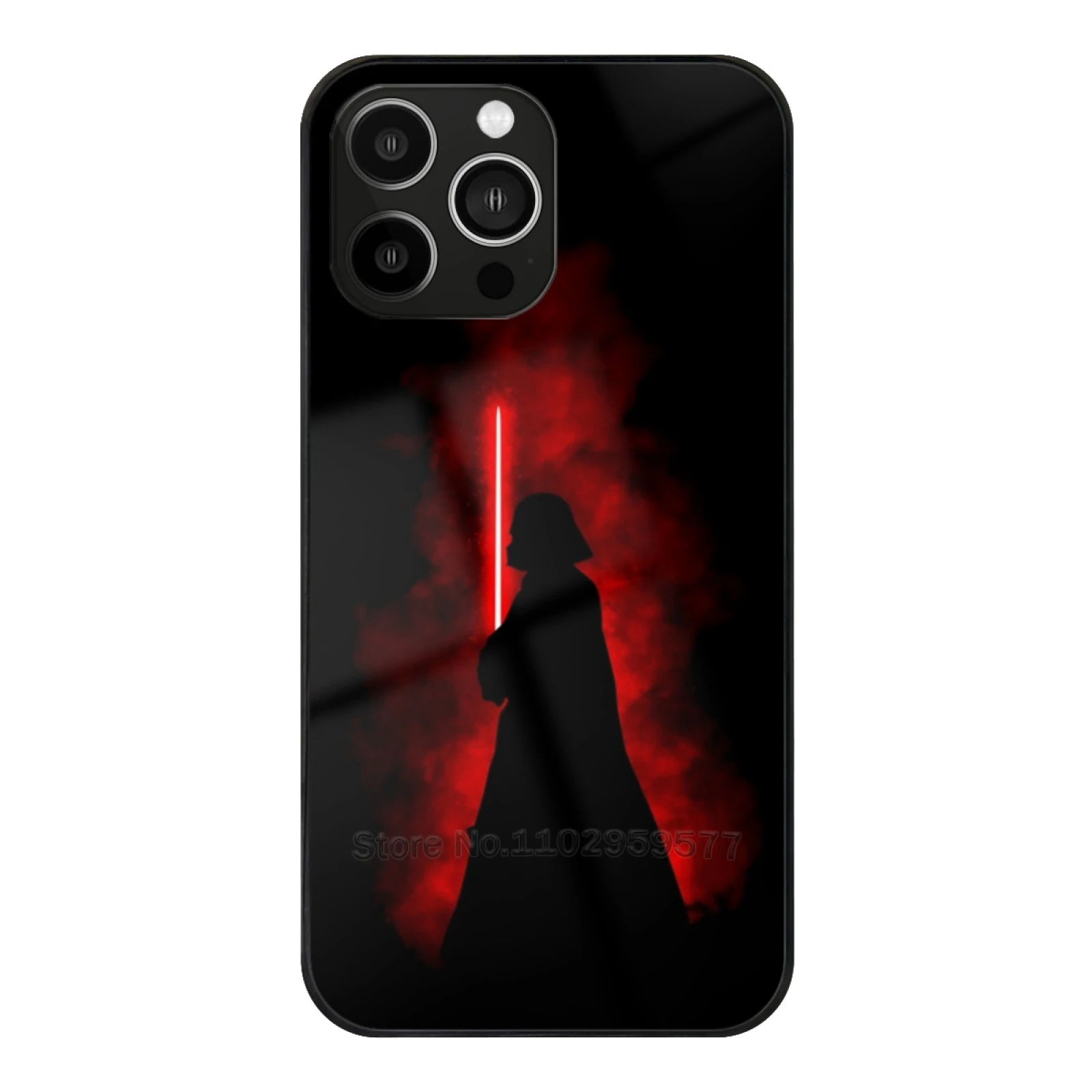 

Vader Minimal Tempered Glass Shell For Iphone 13 14 12 11 15 Pro Max Mini 8 7 X Xr Xs Plus Phone Case Sith Anakin Rogue One