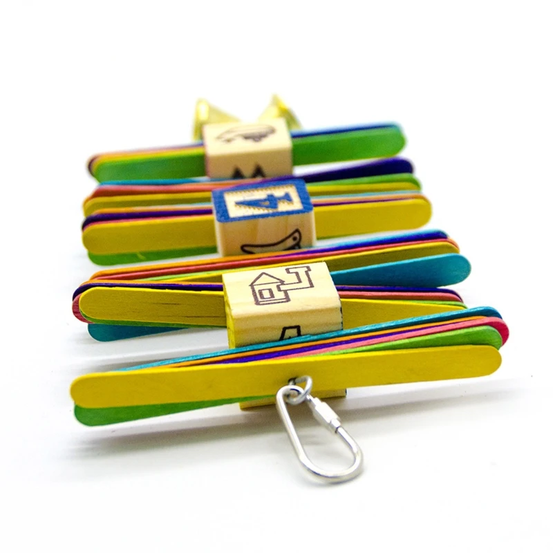 New 10-Piece Bird Toy Parts Stainless Steel Hooks for Hanging Parrot Feeder Mirror Toy Small Animal Tunnel Hammock Nest