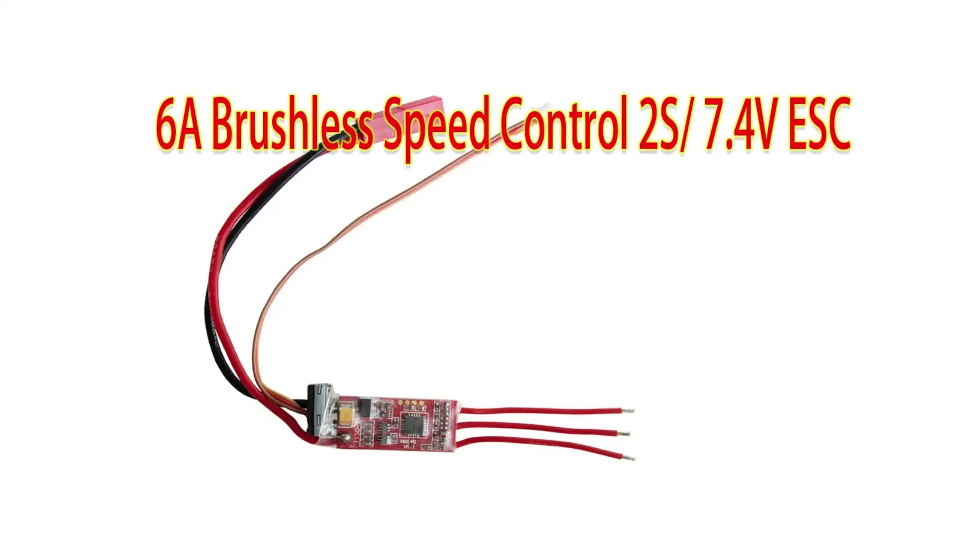 BEC搭載ホビーウィング6AスピードコントローラーESC、1104/1106