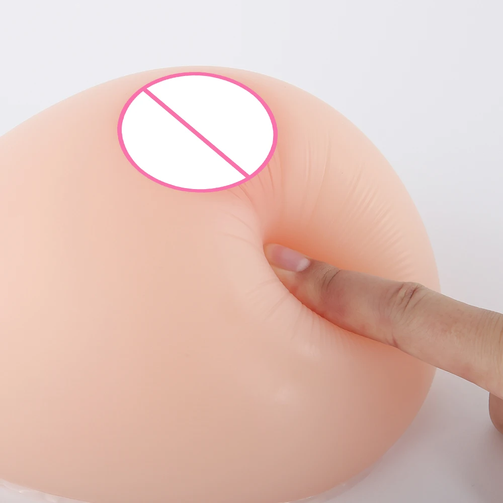 Realistic Fake Breast Boobs Tits Crossdress Silicone Self Adhesive False Breast Forms for Shemale Drag Queen Transgender Cosplay