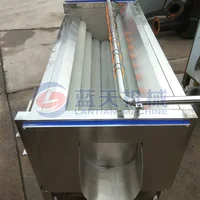 Commercial Industrial Fresh Ginger Washing And Peeling Machine Vegetable Washer Shell Fish Carrot Dates Potato Cleaning Machine 2