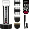 Electric Hair Clipper Unique Shaped Moving Blade Hair Trimmer LCD Display USB Rechargeable For Salon Men Hair Cutting Barber 1