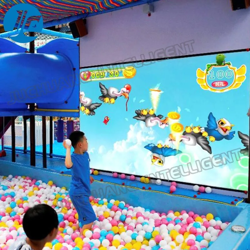 All-in-one Indoor Kids Game Park Wall Smash Ball Interactive Games Interactive Mapping Digital Display Projection