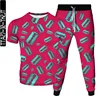 Tupac 2pac Hip Hop Music Rock Singer Kiss Band 3D Printing Tracksuit T-Shirt Pants 2Pcs Set Clothing Summer Male Oversized S-6XL 3