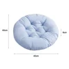 Durable Nap Pillow Round Pad Solid Color Thicken Seat Cushion Non-slip Round Cushion Winter 3