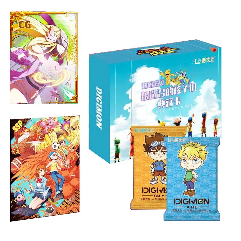 

New Japanese Anime Digimon Adventure Collection Cards Hot Figures SSP TR Deluxe Collection Edition Board Game Children Toys Gift