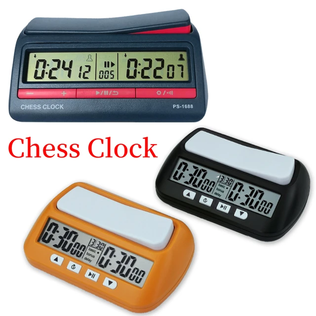 Reloj de ajedrez profesional avanzado, juego de mesa de competición, cuenta  arriba abajo, temporizador, juego de mesa de competición electrónico  deportivo, nuevo - AliExpress