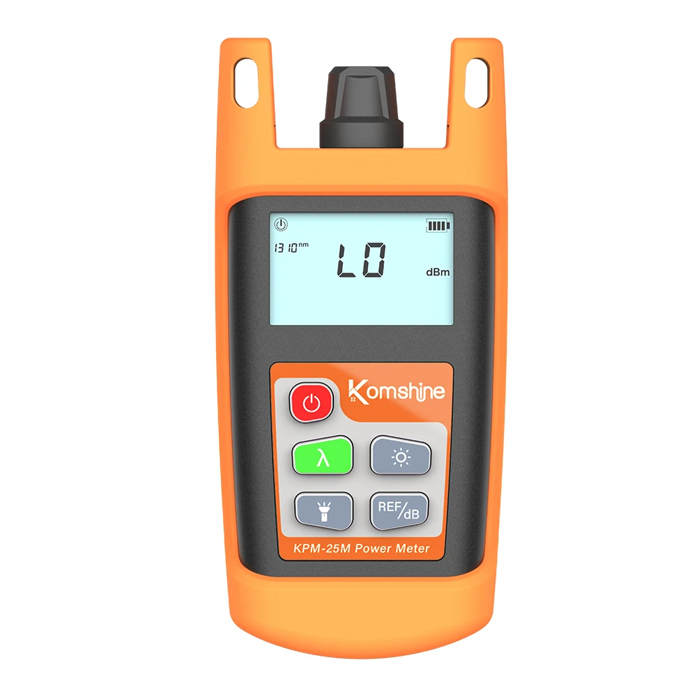 Used For Optical Fiber Cable Loss MeasurementKPM-25M Fiber Optical Handheld Test Tool Fiber Optic Power Meter KPM-25M OPM Tester sf103 handheld frequency meter test ctcss dcs measure 2 2800mhz segment display signal