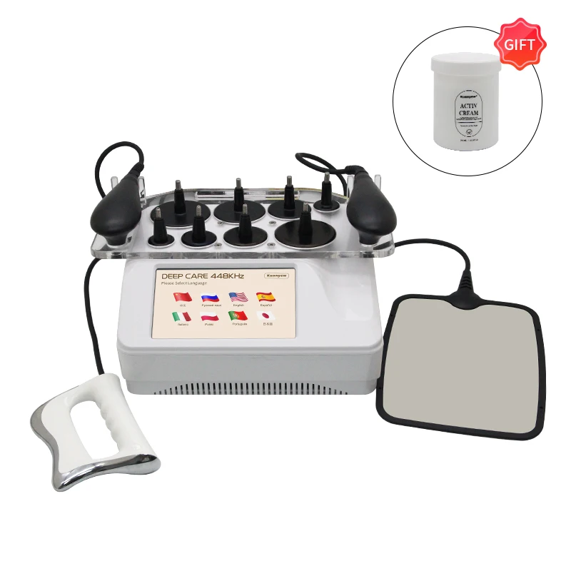 Weight Loss Tecartherapy 448KHz Body Care System Physiotherapy Shaping The Skin Deep Heating RET Relieve Pain Health Care Spa 2