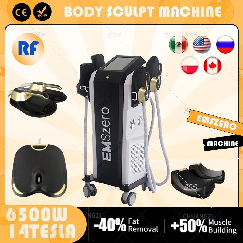 Professional 6500w Ems zero NEO RF Machine 2024 EM Body Slim Muscle Stimulation EMSZERO PRO Ultra Sculpt Hiemt Lose Weight