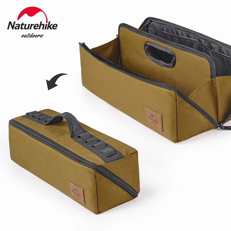 

Naturehike Camping Storage Bag Multifunctional Outdoor Tool Storage Bag Collapsible Storage Box Hikng Travel Lamp Bag Meal Bag
