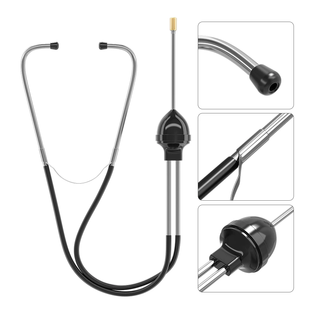 

Auto Cylinder Stethoscope Car Engine Block Diagnostic Tool Cylinder Automotive Engine Hearing Tools