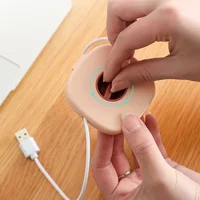 Enrouleur de câble USB rond Portable, petit organisateur de câble, organisateur de câble de données rotatif, enrouleur de câble de chargement Mobile pour téléphone Portable 6