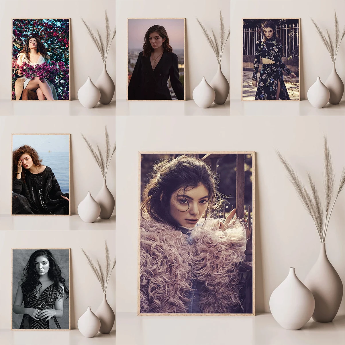 

Pop Singer Lorde Poster Large Paintings Modern Living Room Decoration Posters for Wall Decoration Painting Home Decorations Art
