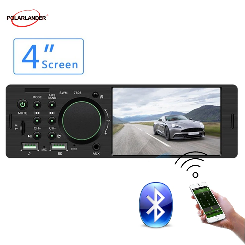 

Автомагнитола RCA, 2 канала, 2 USB-порта, Bluetooth 4,1, MP5 12 В