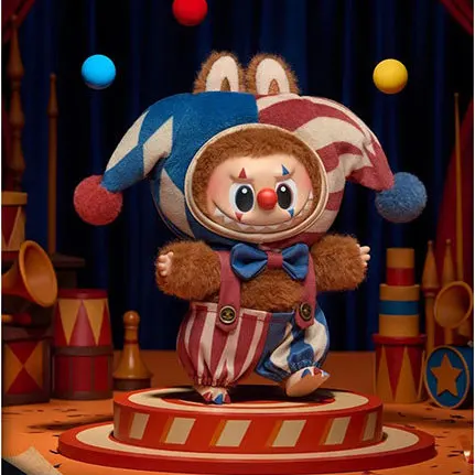 Pop Mart Labubu The Monsters Clown フィギュア New Authentic POP MART LABUBU WHYSOSERIOUS Series Circus Clown