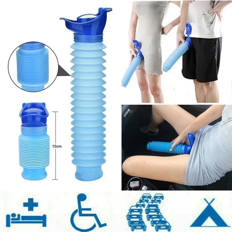 2-Pack Portable Urinal For Men and Women Outdoor Travel Driving Mobile Toilet 750ML Emergency Urinal Car Convenience Urine Bag urine bag,disposable urine bag