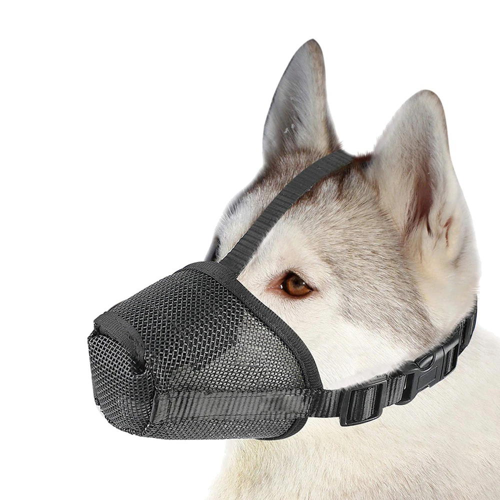 Muselière De Sécurité Réglable En Nylon Pour Chien Muselière Pour Mordre R