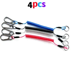 Heavy - Duty Retractable Fishing Lanyard with Climbing Buckle for Tools and Accessories (Mix 4pcs)