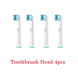 Advanced Rechargeable Rotary Electric Toothbrush with Soft Bristle Heads (Brush Head)