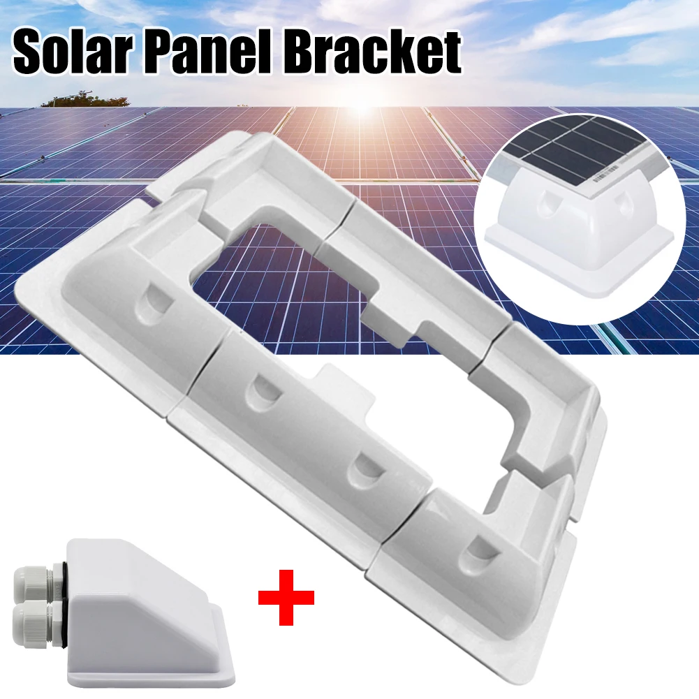 

UYANGG Roof Solar Panel Mounting ABS Bracket PV Modules Supporting Holder for Caravans Camper Boat Yacht Motorhome Accessories