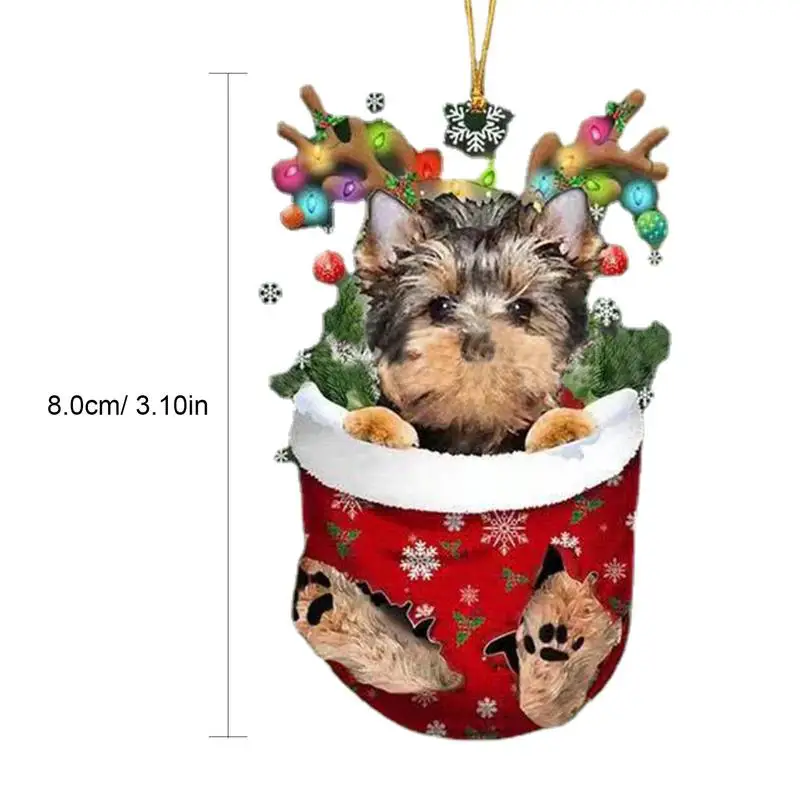 Decoración Navideña Personalizada Para Perros / Gatos / Mascotas De Madera-PAW BAUBLE DESIGN-Ornamento-árbol De Navidad-regalo-regalo De Navidad-madera-animal - España