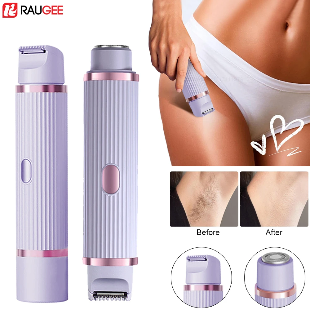 Beard Trimmer 2 in 1 Electric Shaver for Women Double Head Body Hair Removal Underarm Bikini electric shaver hair trimmer electric razor