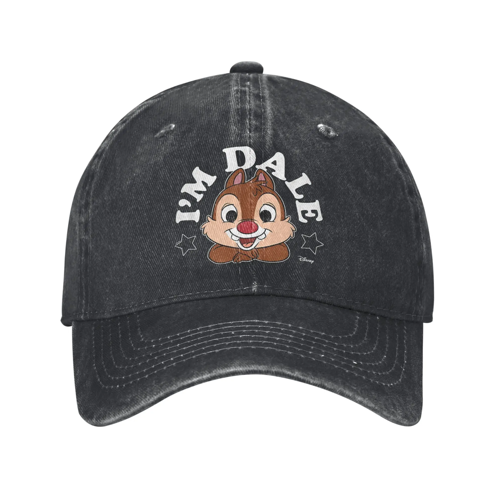 Chip & N Dale Sun Baseballkappe, modisch, für Damen und Herren, gewaschen, Trucker-Mütze, atmungsaktives Design, Tennis-Skate-Baseballkappen