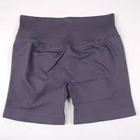 No Logo Impact Shorts 4.5" Seamless Low Ribbed Band Yoga Gym Women Sports Flex Scrunch Bum Seam Soft Feel Workout Booty Squat 2