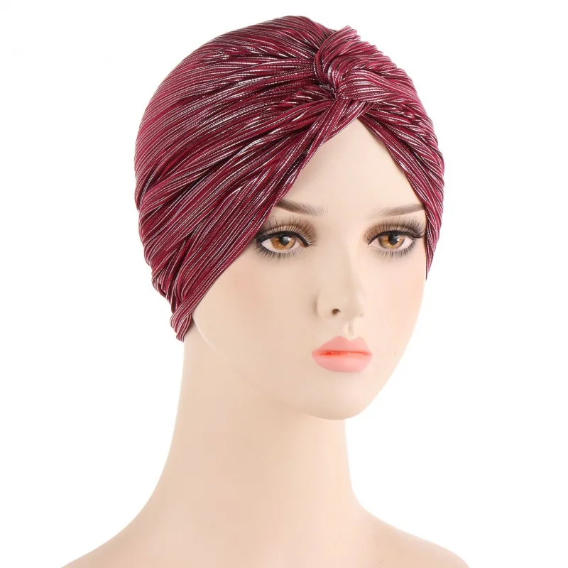 

New Hot Silver Pleated Twist Tam-O'-Shanter Toque Tam-O'-Shanter Toque