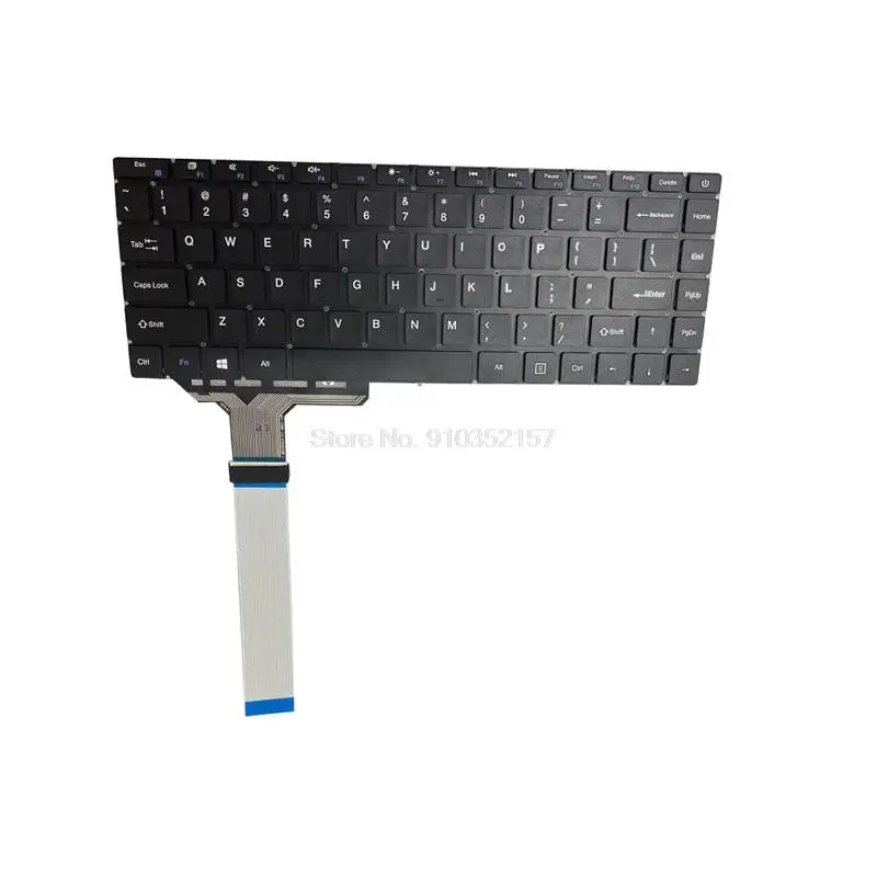 Teclado de Substituição para Teclast f6 Tb01 Mb3081003 Yxt-nb93126 Yxt Nb93-126 93-126 Inglês Eua Francês fr Esc Long Key sem Moldura - Imagem 5