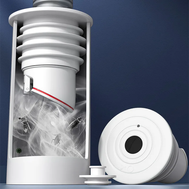 Floor drain filter sewer seal ring bathroom sink plug shower drain plug floor drain washbasin leak plug shower drain floor drain strainer basin drain cover bathroom water stopper Silicone drains sewer pipe sealing ring Water plug Floor drain Anti odor Sewer seal stopper Shower drainer Bathroom accessories