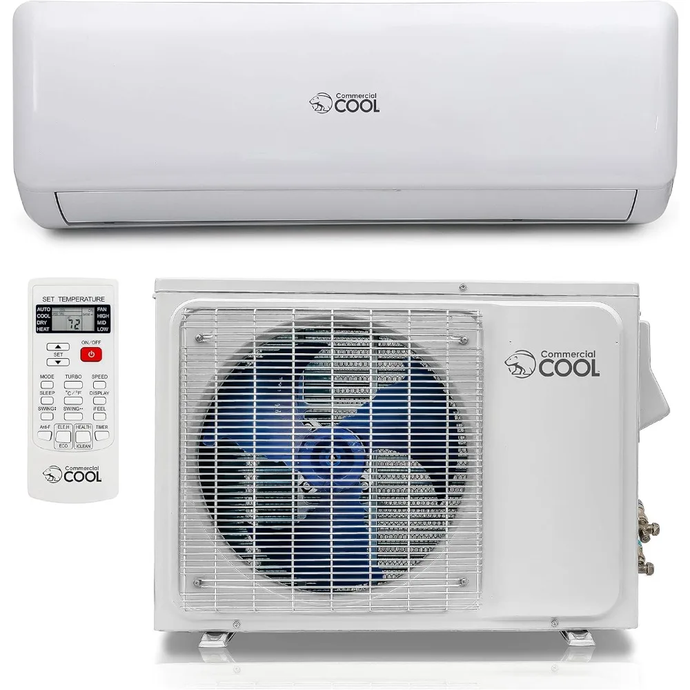 

Commercial Ductless Mini Split Air Conditioner with Heat, No HVAC Installer Required, 220V,