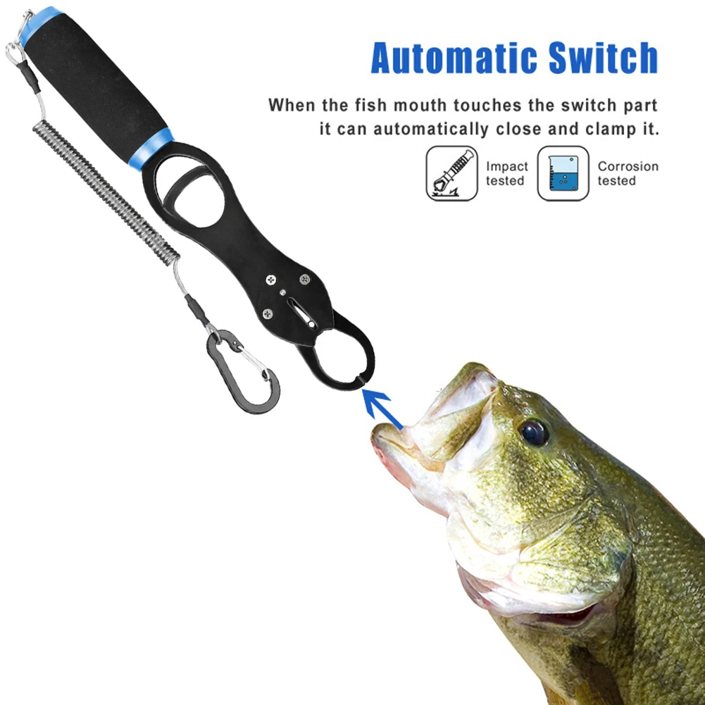 Fishing Grip Hook Lip Gripper Fish Grip Hook Fishing Tackle Tool for  Fisherman Angler Fish Mouth Grabber Clamp