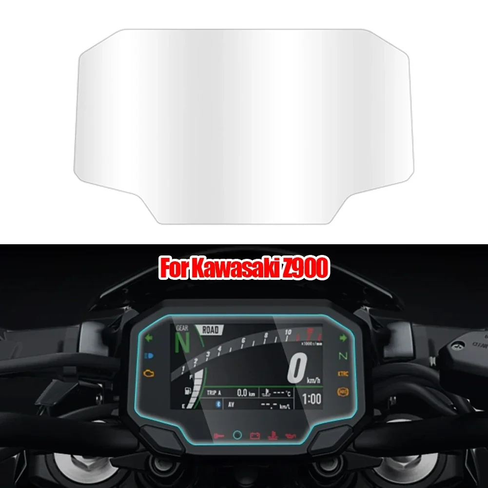 Motorcycle Screen Protector Film Cluster Scratch Protection Film Dashboard Screen Protector For Kawasaki Ninja 650 Z650 Z900 1000 Motorcycle Accessories