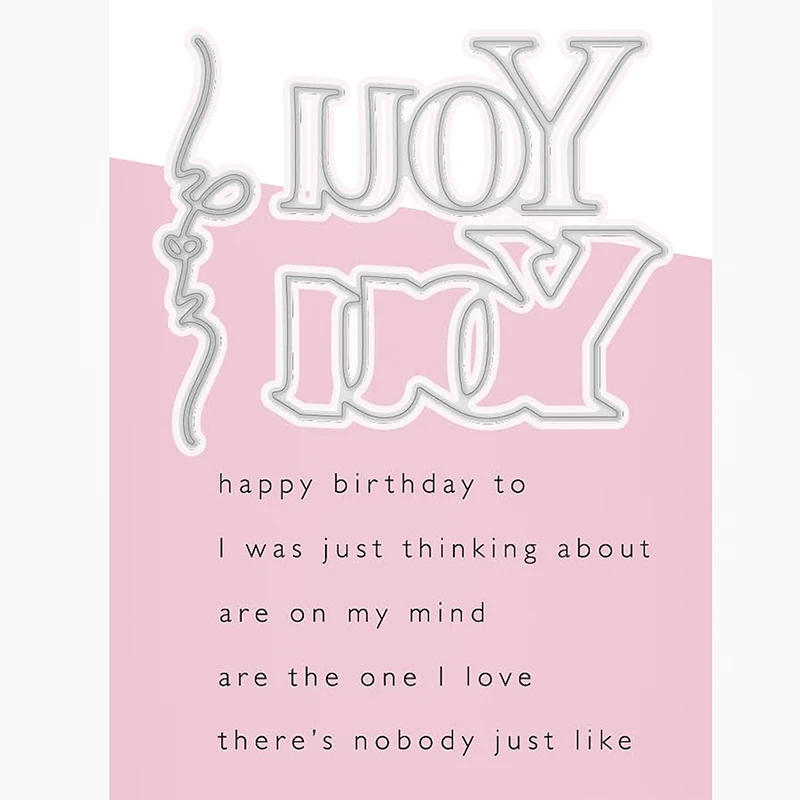 

2 шт., штампы для скрапбукинга «С Днем Рождения»