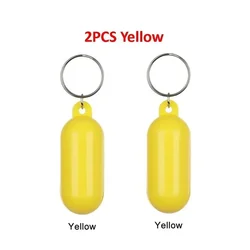 Dual Pack Floating Keychain for Water Sports and Boating Essentials (Yellow)