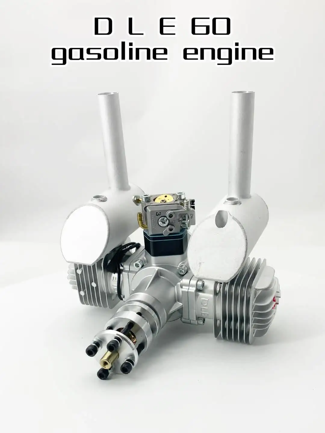 DLE 60 60CC Twin Gas Engine for RC Airplane - DLE60 DLE-60 Fixed