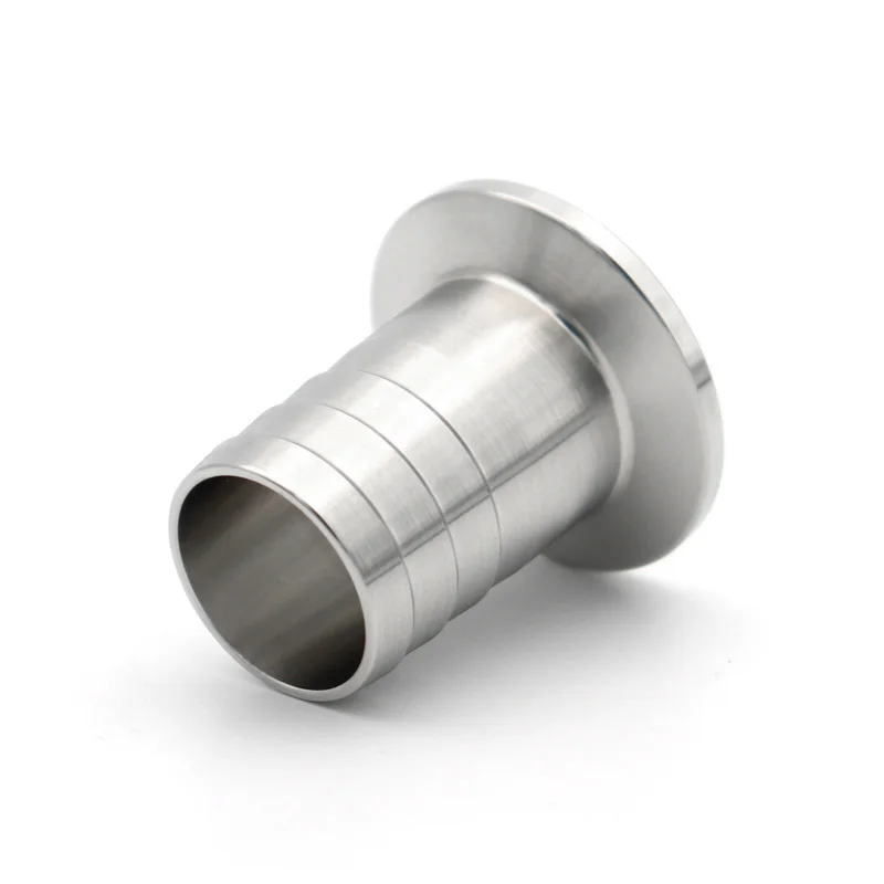Sanitary Stainless Steel 304KF10 KF16 KF25 KF40 KF50 Vacuum Hose Barb OD6 8 13 16 20 25 38mm Flange Adapter Pipe Fitting Clamp