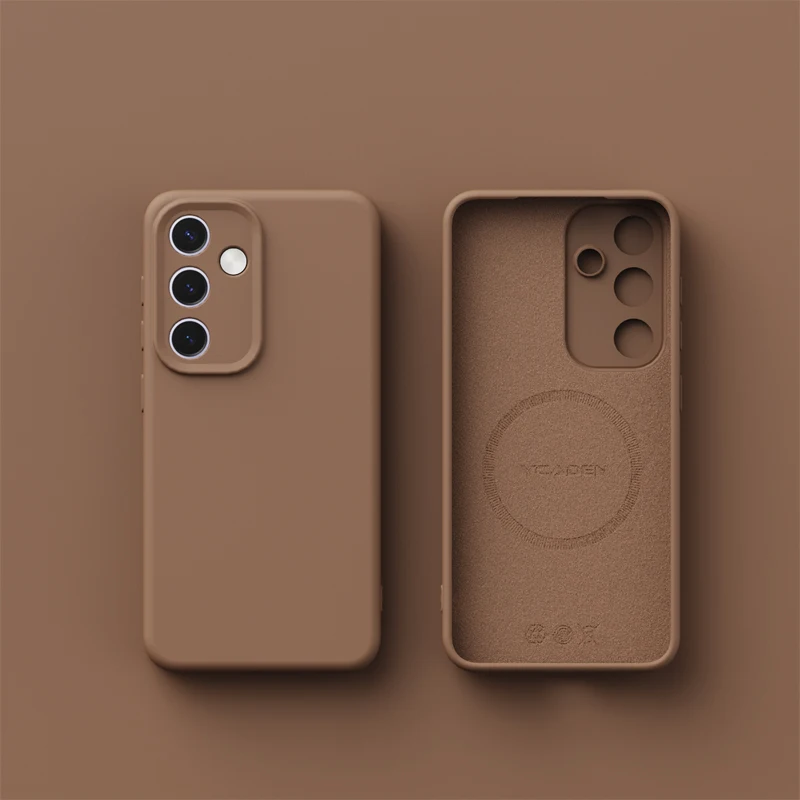 Premium Liquid Silicone Magnetic Case - Ultra Soft Shockproof Matte Candy Cover