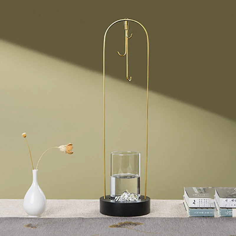 

Multifunctional Brass Chinese Brush Pen Hanger Stand Rack ,Luo Wen inkstone with Display Drying Keep wet Stand For Calligraphy