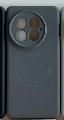 Premium Frosted Silicone Magnetic Phone Case with Wireless Charging Compatibility