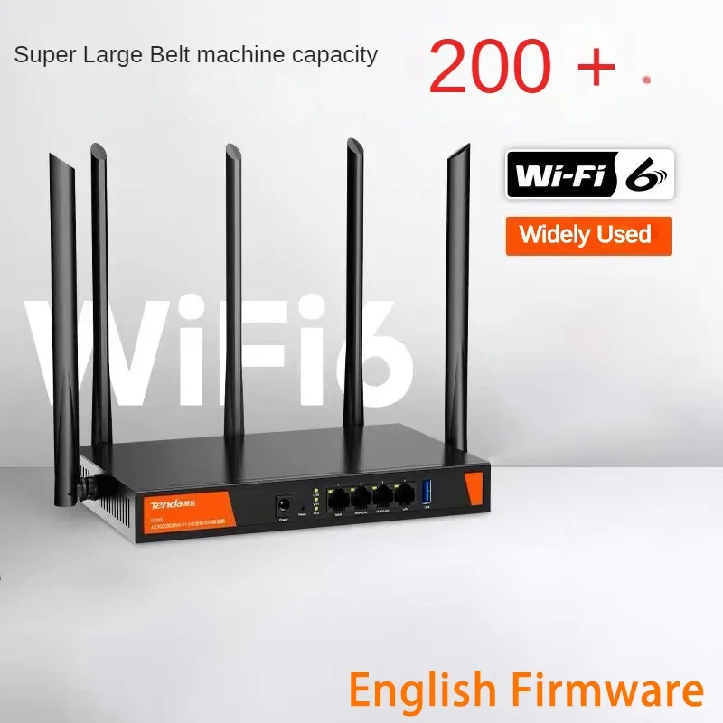 Tenda-roteador sem Fio para Escritório W30e Ax3000 Wireless Enterprise Wifi 5g Internet Hotspot Café Casa Grande até 80 Wi-fi 200 Cabo User - Imagem 3