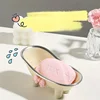 1Pc Cute Plastic Bathroom Soap Dish - Bowknot Design Soap Holder with Creative Drainage - Bathroom Accessories Tray 5