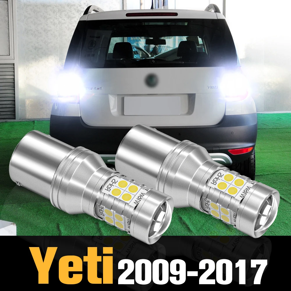 

2pcs Canbus LED Reverse Light Backup Lamp Accessories For Skoda Yeti 2009-2017 2010 2011 2012 2013 2014 2015 2016