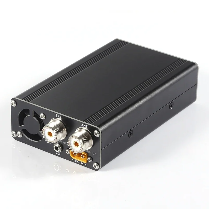 Micro PA50-3 50W 3.5MHz-28.5MHz 1.3inch OLED Screen Intelligent Shortwave HF Power Amplifier SWR Meter LPF Filter update PA50 + shortwave antenna